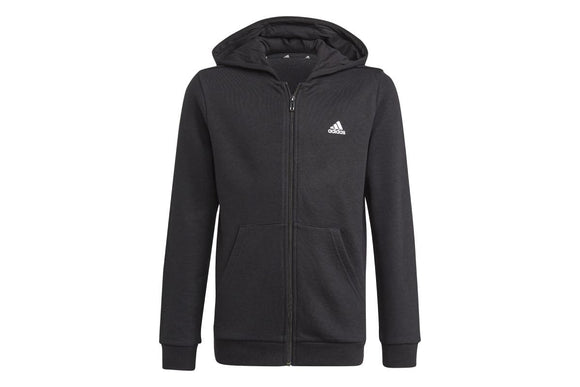 NNEKG Boys Big Logo Full Zip Hoodie (Black White Size 5 6Y)