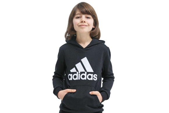 NNEKG Boys Big Logo Hoodie (Black White Size 3 4Y)