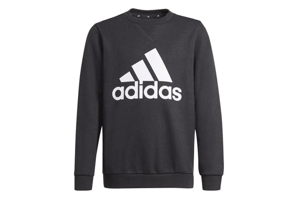 NNEKG Boys Core Sport Inspired Big Logo Sweatshirt (Black White Size 5 6Y)