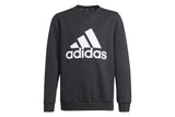 NNEKG Boys Core Sport Inspired Big Logo Sweatshirt (Black White Size 5 6Y)