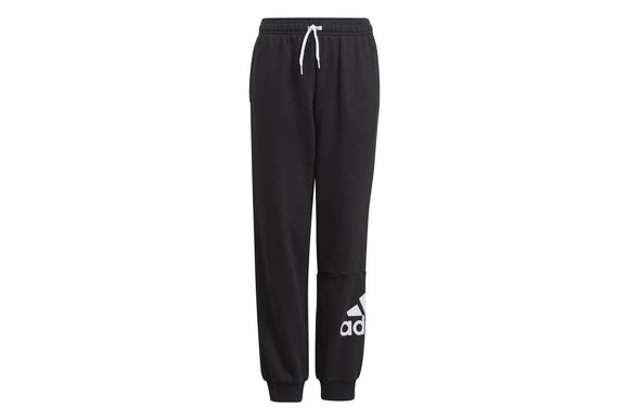 NNEKG Boys Sport Inspired Big Logo French Terry Pants (Black White Size 8 9Y)