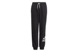 NNEKG Boys Sport Inspired Big Logo French Terry Pants (Black White Size 8 9Y)