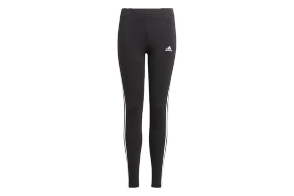 NNEKG Girls Core Sport Inspired 3 Stripe Legging (Black White Size 9 10Y)