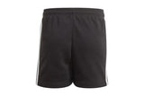 NNEKG Girls 3 Stripe Shorts (Black White Size 5 6Y)
