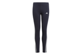 NNEKG Girls Core Sport Inspired 3 Stripe Leggings (Legend Ink White Size 8 9Y)