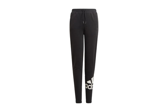 NNEKG Girls Big Logo French Terry Pants (Black White Size 9 10Y)
