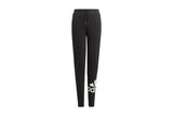NNEKG Girls Big Logo French Terry Pants (Black White Size 9 10Y)