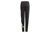 NNEKG Girls Big Logo French Terry Pants (Black White Size 8 9Y)