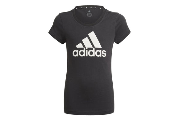NNEKG Girls Big Logo T Shirt (Black White Size 4 5Y)