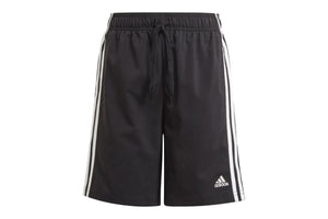 NNEKG Boys 3 Stripe Woven Shorts (Black White Size 15 16Y)
