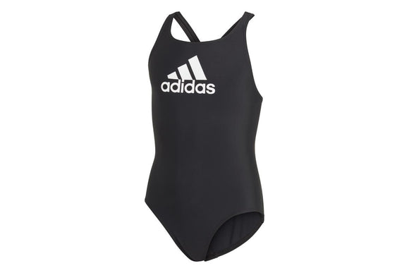 NNEKG Girls Badge of Sport One Piece Swimsuit (Black White Size 3 4Y)