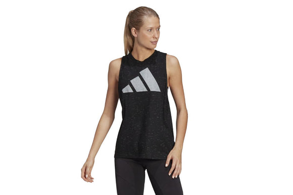 NNEKG Womens Future Icons Win 2.0 Tank (Black Melange Size S)