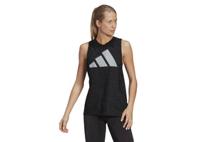 NNEKG Womens Future Icons Win 2.0 Tank (Black Melange Size M)