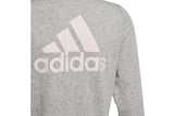 NNEKG Girls Big Logo Full Zip Hoodie (Medium Grey Heather Clear Pink Size 3 4Y)