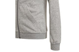 NNEKG Girls Big Logo Full Zip Hoodie (Medium Grey Heather Clear Pink Size 14 15Y)