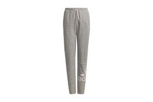 NNEKG Girls Big Logo French Terry Pants (Medium Grey Heather Clear Pink Size 14 15Y)