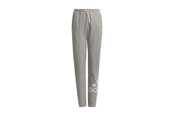 NNEKG Girls Big Logo French Terry Pants (Medium Grey Heather Clear Pink Size 13 14Y)