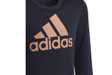 NNEKG Girls Core Sport Inspired Big Logo Sweatshirt (Black White Size 6 7Y)
