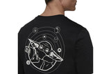 NNEKG Mens Small Graphic Star Wars T Shirt (Black White Size L)