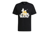 NNEKG Mens Graphic Star Wars T Shirt (Black White Size 2XL)
