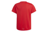 NNEKG Girls Big Logo Tee (Vivid Red Team Real Magenta Size 6 7Y)