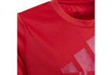 NNEKG Girls Big Logo Tee (Vivid Red Team Real Magenta Size 6 7Y)