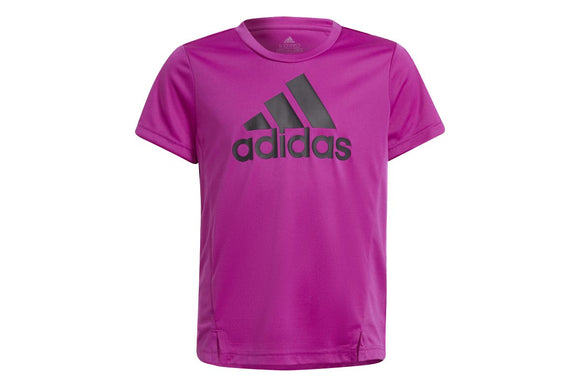 NNEKG Girls Big Logo Tee (Sonic Fuchsia Black Size 5 6Y)