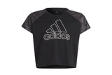 NNEKG Girls Designed to Move Tee (Black Grey Six Black Size 5 6Y)