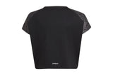 NNEKG Girls Designed to Move Tee (Black Grey Six Black Size 7 8Y)