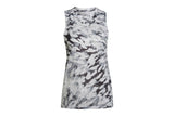 NNEKG Womens Fast All Over Print Tank (Grey One White Size XS)