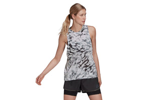 NNEKG Womens Fast All Over Print Tank (Grey One White Size XL)