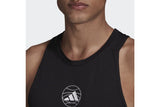 NNEKG Mens Run Logo Tank (Black Size L)