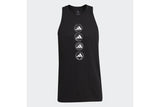 NNEKG Mens Run Logo Tank (Black Size 2XL)