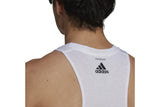 NNEKG Mens Run Logo Tank (White Size L)