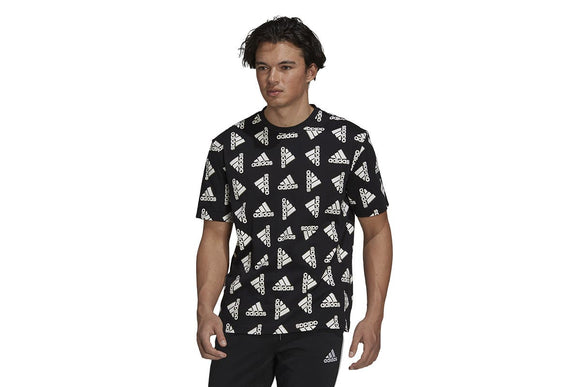 NNEKG Mens Brand Love Logo Print T Shirt (Black Size 2XL)