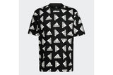 NNEKG Mens Brand Love Logo Print T Shirt (Black Size S)