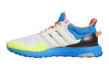 NNEKG Mens Ultraboost 1.0 DNA Running Shoes (Chalk White Chalk White Solar Yellow Size 9 US)