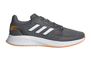 NNEKG Mens Runfalcon 2.0 Casual Shoe (Grey Four Cloud White Orange Rush Size 9 US)