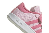 NNEKG Girls Breaknet Disney Princess Infant Casual Shoes (Clear Pink Rose Tone Cloud White Size 6.5 US)