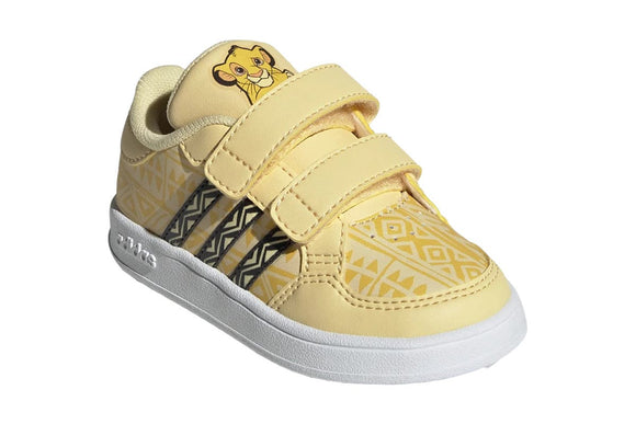NNEKG Kids Breaknet Disney Lion King Infant Casual Shoes (Solar Gold Core Black Cloud White Size 8.5 US)