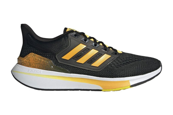 NNEKG Mens EQ21 Run Running Shoe (Core Black Semi Solar Gold Carbon Size 10 US)