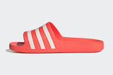 NNEKG Unisex Adilette Aqua Slides (Red White Red Size 10 US)