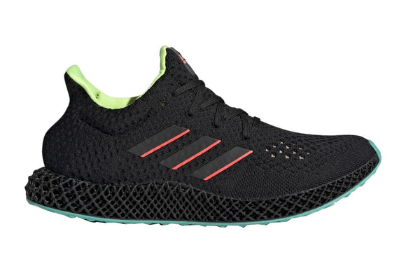 NNEKG Mens 4D Futurecraft Running Shoes (Core Black Carbon Turbo Size 10 US)