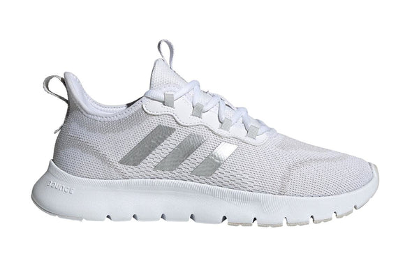 NNEKG Womens Nario Sport (White Silver Metallic Greone Size 6H)