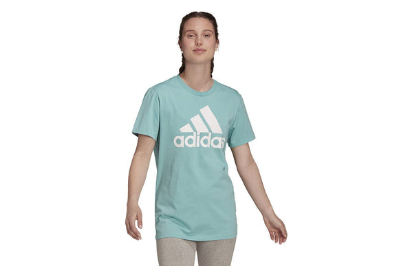 NNEKG Womens Big Logo Boyfriend T Shirt (Mint Ton White Size M)