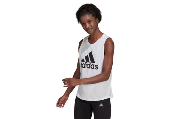 NNEKG Womens Big Logo Tank (White Black Size M)