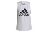 NNEKG Womens Big Logo Tank (White Black Size XL)