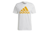NNEKG Mens Big Logo Jersey T Shirt (White Semi Solar Gold Size M)