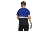 NNEKG Mens Colourblock T Shirt (Bold Blue White Size M)