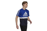 NNEKG Mens Colourblock T Shirt (Bold Blue White Size M)